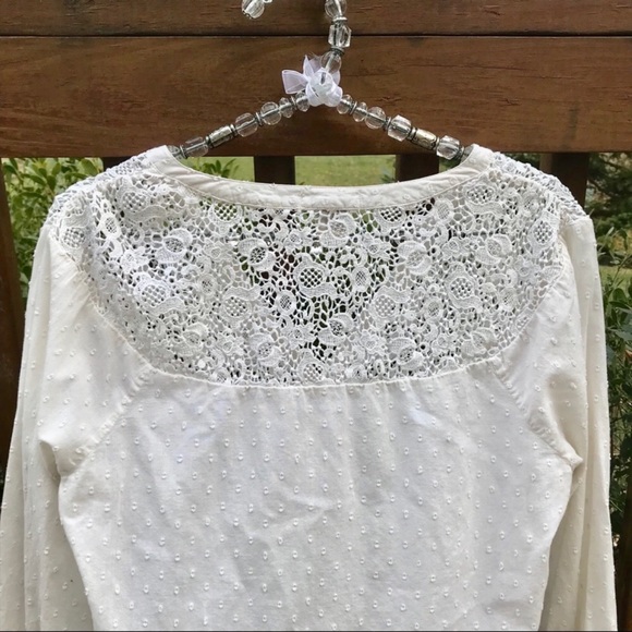 Lucky Brand Light Weight Cotton Boho Blouse - Picture 5 of 6